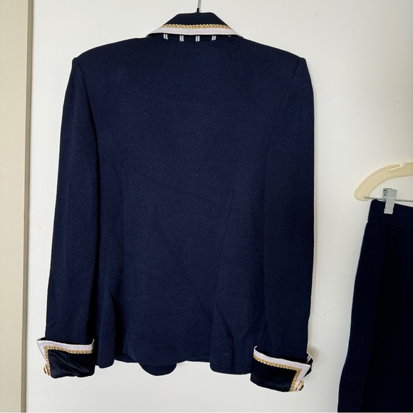 Vintage St. John Wool 2 pc Blazer + Skirt Set - Picture 3 of 12